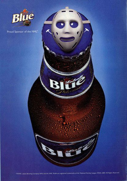 Labatt Blue advertisement. Beer Poster, Cold Beer, Adult Drinks, City Guide, Cover Design, Liquor, Vintage Posters, Beer, Blue