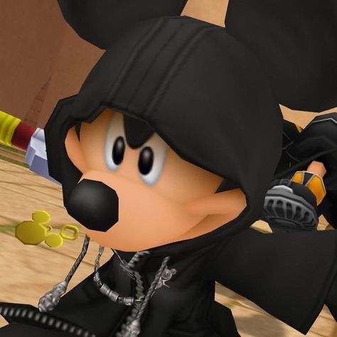 Kingdom Hearts, Cartoon Character, High Definition, Black