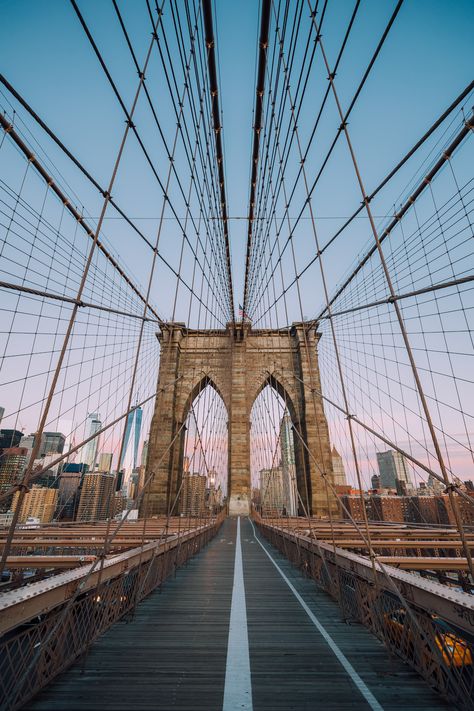 New York City Brooklyn Bridge, New York City Brooklyn, Manip Background, Brooklyn Bridge Aesthetic, Brooklyn Aesthetic, Nyc Collage, Usa Travel Bucket List, City Reference, New York Bridge