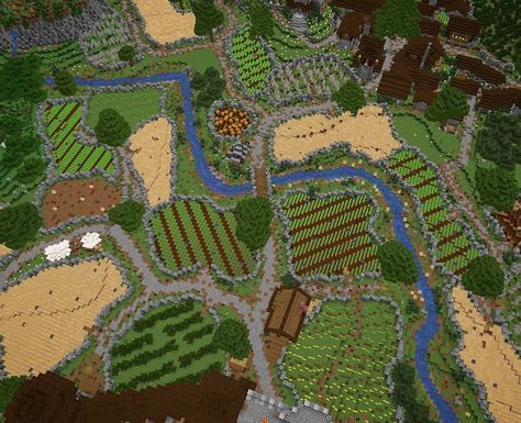 Minecraft Builds & Creations on Instagram: “Awesome Farmland Terrain! Do you like to make farms? —————————————————————— Follow @minecraftbuildcreations Follow @minecraftbuildcreations…” Minecraft Farmland, Minecraft Outdoor Decor, Architectural Ideas, Minecraft Farm, Minecraft Cottage, Minecraft Castle, Cool Minecraft Creations, Minecraft Medieval, Farm Stuff