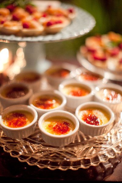 mini creme brulee ... Mini Creme Brulee, Recipe Photo, Mini Appetizers, Creme Brûlée, Bite Size Appetizers, Bite Size Desserts, Refined Wedding, Entertaining Recipes, Party Food Appetizers