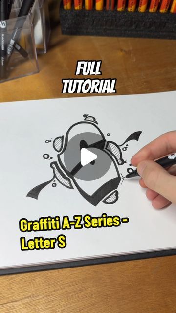 Tiny G on Instagram: "Did you find this helpful? 🧐
Follow @thetoytiny to learn graffiti 
Weekly uploads 👆
Graffiti tags done for you coming soon… check the link in bio 
-
-
-
-
-
-
-
-
-
-
-
-
-
-
#graff #graffiti #graffitireels #graffitiinstagram #graffititutorial #howto #graffitiart #graffitiletters #letters #s #grafftutorial #tutorial #learn #educate #tinygee #tinyg #thetoytiny #graffitilesson" Graffiti Characters Tutorial, Cool Tags Graffiti Easy, Graffiti Art Letters Step By Step, Learn Graffiti, Cartoon Gangster Art, Graffiti Lettering Tutorial, Graphitti Letters Fonts, How To Do Graffiti, How To Create A Graffiti Tag