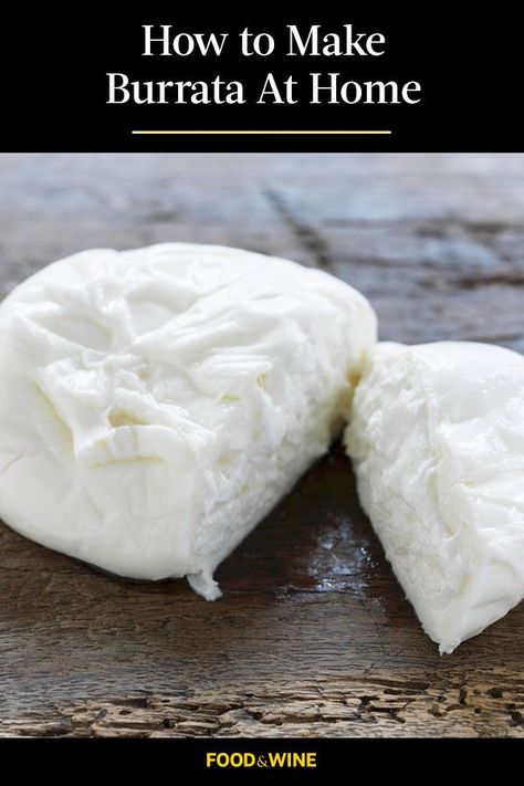 Homemade Buratta Cheese, Bursts Cheese Recipes, Making Burrata Cheese, Burrata Recipe Homemade, Diy Burrata Cheese, How To Make Burrata Cheese At Home, Homemade Burrata Cheese, Barata Cheese Recipe, Burrata Cheese Recipes