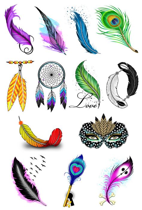 Peacock Feather Tattoo, Peacock Tattoo, Feather Drawing, Feather Tattoo Design, Geniale Tattoos, Feather Tattoo, Desenho Tattoo, Feather Art, Feather Tattoos