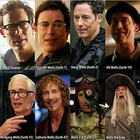 Which is our favorite H.R. #comicsandcoffee  C: @centralcitysflash Harrison Wells Eobard Thawne, Doctor Wells, Harry Wells, Harrison Wells, Tom Cavanagh, Eobard Thawne, Flash Funny, Evil Genius, Superhero Shows