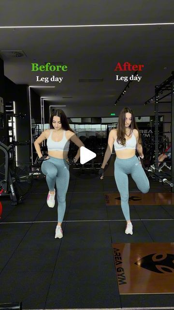 Nicole De Leonardis| Lift & Shine on Instagram: "Warm-up before leg day vs. post-workout stretch!
Don't skip either if you want to see results and avoid injuries! 🥳 

#leg #legday #legworkout #stretch #warmup #before #after #tips #gymtips #gym #fitnesstips" Exercise Before Workout, Warm Up Exercise Before Workout, Warm Up Exercise, Before Workout, Post Workout Stretches, Gym Tips, Leg Day, Legs Day, Shine On