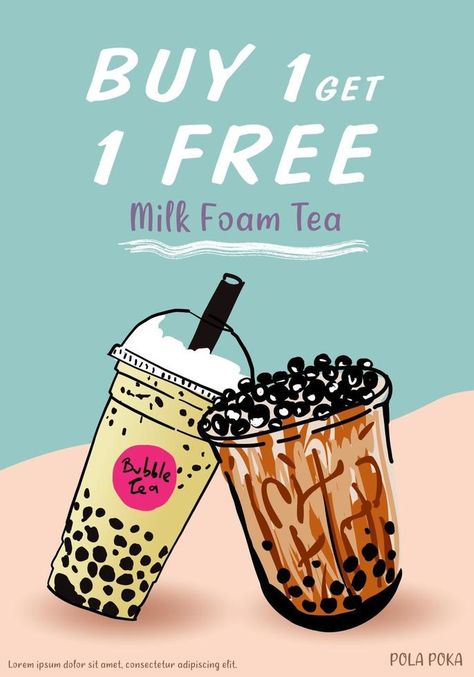 Iklan Boba, Poster Minuman Boba, Bubble Tea Poster Design, Milktea Poster, Poster Boba, Milk Tea Menu, Tea Poster Design, Advertisement Poster Design, Bubble Tea Poster