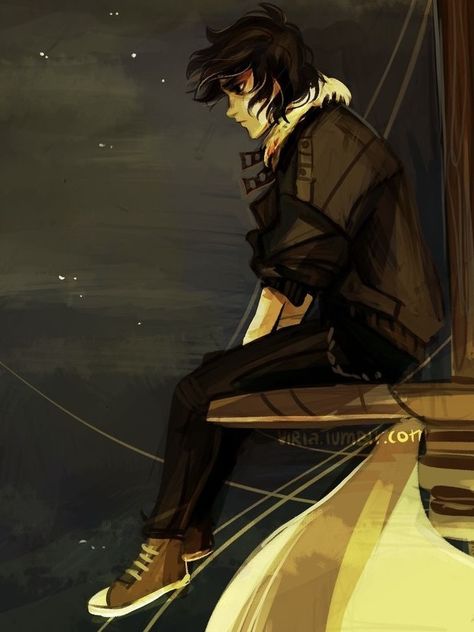 Nico Di Angelo - Percy Jackson (pjo) (fanart by  viriart) Pjo Fanart, Pjo Hoo, Great Power, Percabeth, Percy Jackson, Fan Art, Fan, Art