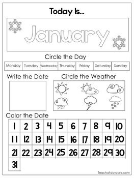 12 Printable Preschool Calendar Worksheet Pages. Month, Day, Date, Weather. Kindergarten Calendar, Calendar Skills, Preschool Calendar, Calendar Worksheets, Calendar Activities, Calendar Time, Daily Calendar, Homeschool Kindergarten, Printable Calendar Template