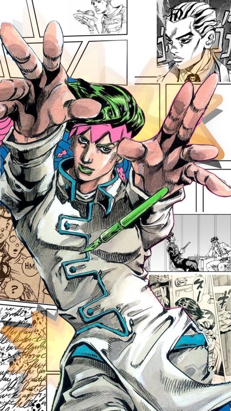 Rohan! Rohan Kishibe, Jojo Fashion, Jojo's Adventure, Manga Pages, Jojo Bizzare Adventure, Anime Character Drawing, Anime Poses, Jojo Bizarre, Jojo's Bizarre Adventure