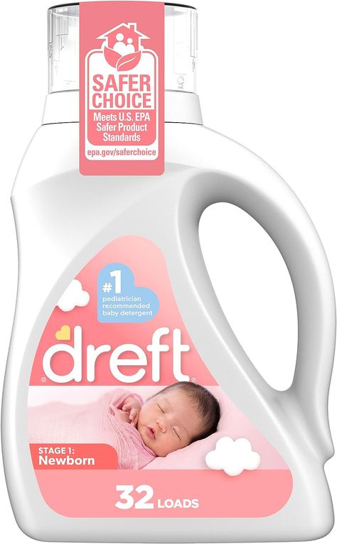 Dreft Stage 1: Newborn Baby Liquid Laundry Detergent, 32 loads 46 fl oz Baby Detergent, Sign Language Alphabet, Liquid Laundry Detergent, First Time Moms, Sign Language, Laundry Detergent, Newborn Baby, Sensitive Skin, Alphabet