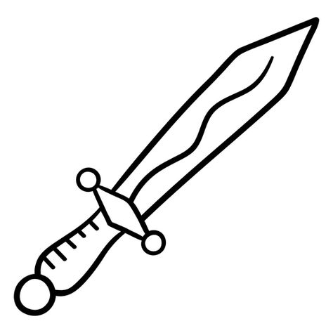 Sword knife weapon stroke #AD , #knife, #weapon, #stroke, #Sword Graphic Desi, Black And White Cartoon, Mo Design, Simple Cartoon, Clipart Black And White, Educational Projects, Homemade Christmas Gifts, Simple Doodles, Colorful Drawings