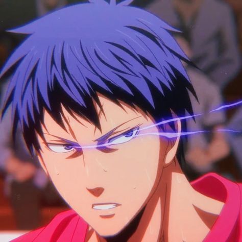 Kuroko No Basket Characters, Aomine Daiki, No Basket, Kuroko No Basket, An Anime, Anime Character, Purple, Hair, Anime