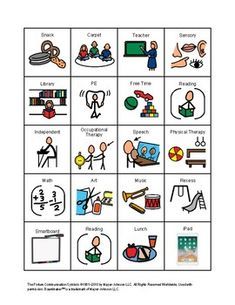 Pin On Sensory Integration Ideas Kindergarten Schedule, Pecs Communication, Preschool Routine, Pecs Pictures, Picture Schedule, Classroom Images, Conscious Discipline, Feelings Book, Fav Products