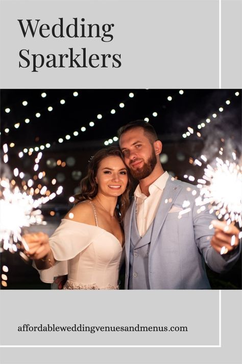 bride and groom holding sparklers and posing for a photo Backyard Wedding Reception Tent, Table Signs For Wedding, Backyard Wedding Bar, Backyard Wedding Food, Wedding Sparklers Photos, Farm Wedding Decorations, Barn Wedding Cakes, Barn Wedding Centerpieces, Barbecue Wedding