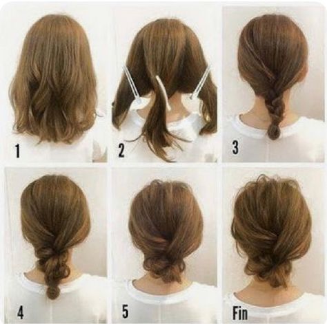 Hairstyles Down, Easy Updos For Medium Hair, Updo Bridesmaid, Up Dos For Medium Hair, Hairstyles For, Updos For Medium Length Hair, Hair Bridesmaid, Super Hair, Peinados Fáciles Para Cabello Corto