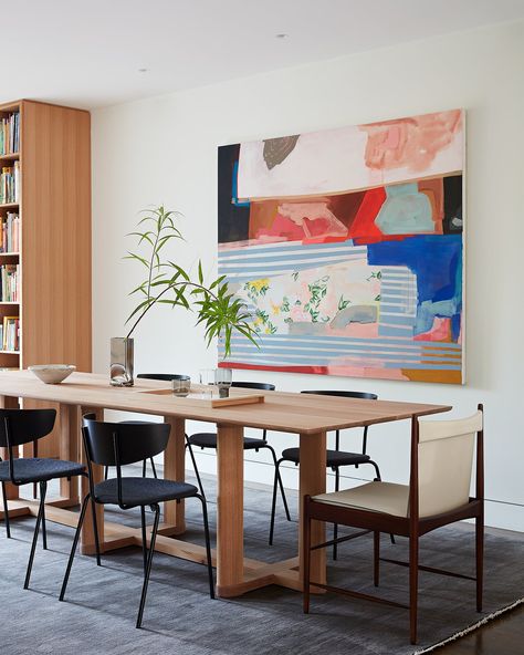 Dining Room by Form + Field  | 1stDibs Dining Room Eclectic, Buffets And Sideboards, Big Table, Birdhouse Designs, Round Tables, Elegant Dining Room, Contemporary Dining Room, Contemporary Kitchen Design, Interior Renovation