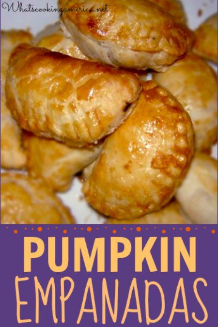 Empenada Recipe, Filling For Empanadas, Pumpkin Empanadas Recipe, Mexican Pumpkin, Dessert List, Pumpkin Empanadas, Mexican Sweets, Mexican Pastries, Vegetable Shortening