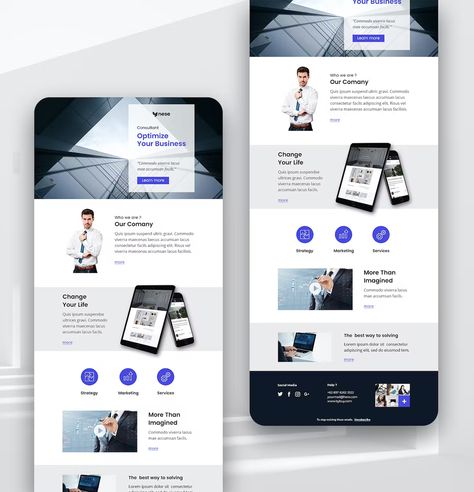 Corporate Business Email Newsletter Template PSD, XD Welcome Newsletter, Email Newsletter Template Design, Newsletter Design Inspiration, Email Newsletter Template, Email Newsletter Design, Business Email, Newsletter Template, Business Emails, Newsletter Design
