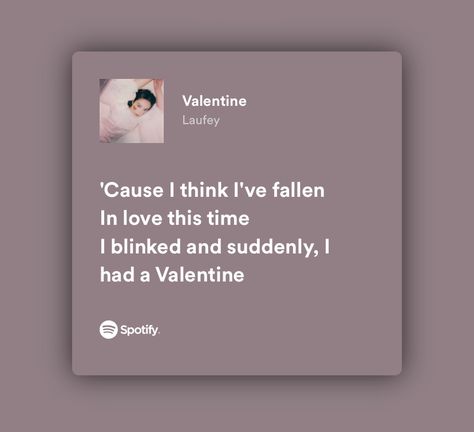 Laufey Valentine, Love Lyrics Spotify, Valentine Laufey, February Song, Valentine Lyrics, Music Relatable, 30 Day Song Challenge, Song Challenge, Music Recommendations