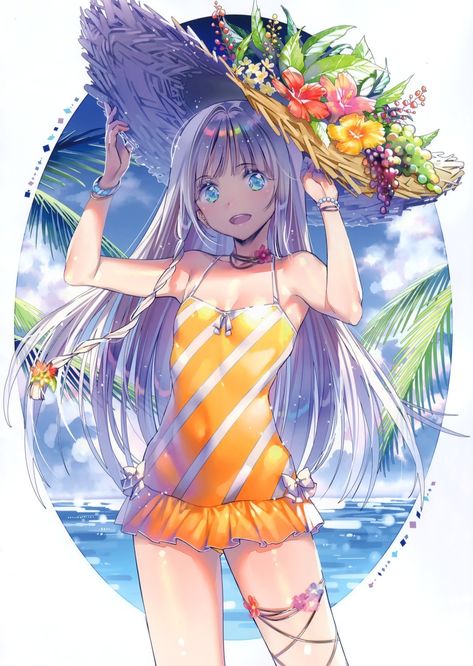 Follow me, i will upload more beautiful pictures😉😉🙏🙏🙏🙏 Anime Summer, Smile Art, Aqua Eyes, Art Pretty, Photo Food, Girls Style, Summer Swim Suits, Instagram Photography, I Love Anime