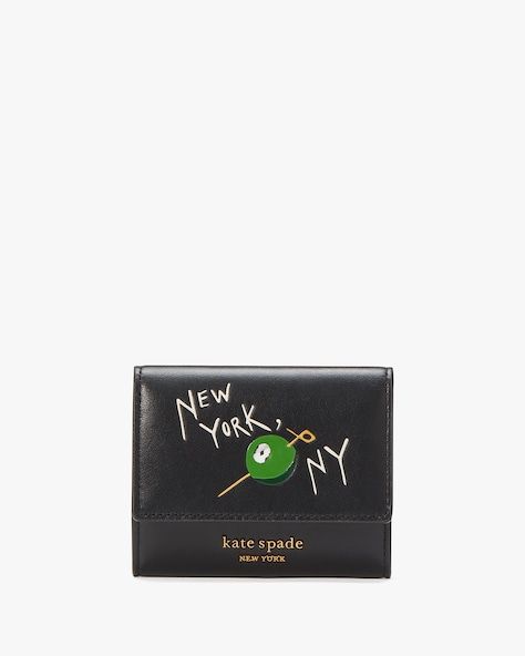 Kate Spade Evil Eye, Kate Spade Martini Wallet, Kate Spade New York Wallet, Kate Spade Matchbox Wallet, Kate Spade Wallet Aesthetic, Kate Spade Purse Outfit, Cute Wallet Aesthetic, Kate Spade Aesthetic, Katespade Wallet