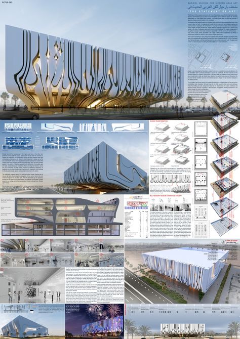 RIFAT CHADIRJI PRIZE - BARJEEL MUSEUM FOR MODERN ARAB ART IN SHARJAH: WINNERS ANNOUNCEMENT - Tamayouz Excellence Award Urban Ruins, Portrait Architecture, Dynamic Architecture, Models Architecture, Arab Art, Arch Building, Architecture Drawing Presentation, Museum Plan, Architect Student