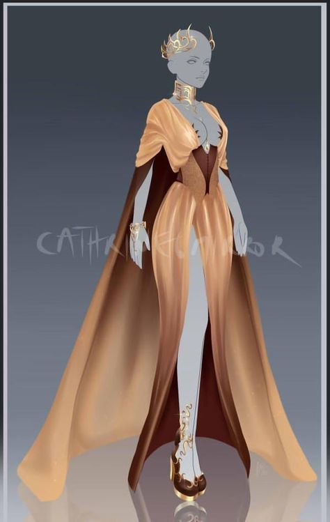 Fantasy Outfits, Drawing Anime Clothes, Dress Sketches, Dress Drawing, Fantasy Gowns, Anime Dress, Fashion Design Drawings, Fantasy Dress, Fashion Design Sketches