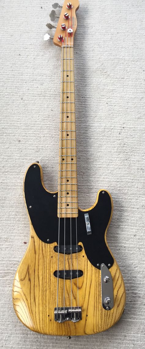 Fender precision p-bass p51 mod tele Fender Precision Bass Guitar, Telecaster Bass, Fender P Bass, Fender Acoustic Guitar, Fender Precision Bass, Learning Guitar, Guitar Collection, Bass Music, Classic Guitar