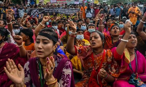 Hindu-Muslim violence crosses border from Bangladesh to India | Bangladesh | The Guardian High Ground, Higher Ground, Hindu Festivals, World Religions, Buddhist Monk, South Asia, First Nations, Human Rights, The Guardian