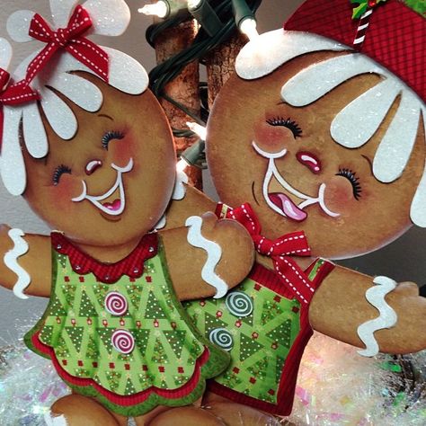 Peachy Keen Stamps (@peachykeenstamps) • Instagram photos and videos Gingerbread Faces, Peachy Keen Stamps, Gingerbread Bakery, Cute Decorations, Gingerbread Christmas Tree, Gingerbread Decor, Decorations For Christmas, Christmas Cutouts, Gingerbread Crafts