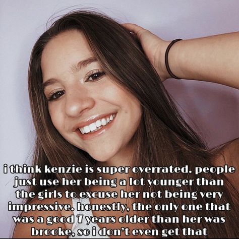 Dance Moms Mackenzie, Dance Moms Confessions, Dance Moms Memes, Dance Moms Facts, Mackenzie Ziegler, Just She, Dance Moms, Lilo And Stitch, Memes