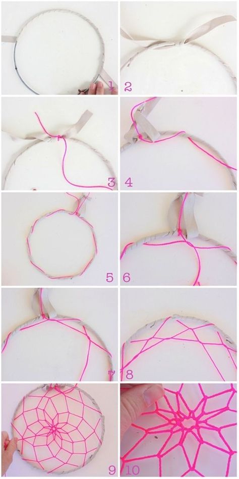 Diy Dream Catcher For Kids, Homemade Dream Catchers, Dream Catcher For Kids, Diy Dream Catcher, Atrapasueños Diy, Diy Dream Catcher Tutorial, Dream Catcher Tutorial, Dream Catcher Patterns, Pola Macrame