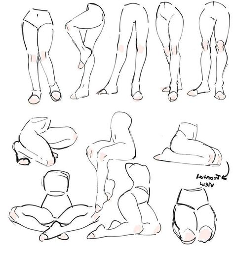 Folded Legs Sitting Reference, Legs Art Tutorial, Foot Refrences Drawings, Digitrade Legs Drawing, Female Hips Reference, Opening Legs Drawing, Drawing Legs Reference, Saytr Legs Reference, Drawing Feet Reference