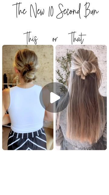 Two Buns, Hair Tutorials Easy, Amazon Storefront, Hair Crush, Hair Fashion, Hair Tutorials, Beauty Lifestyle, Amazon Finds, Half Up