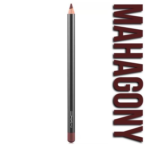 X1 Mac Mahogany Lip Liner Brand New Boxed Mac Mahogany Lip Liner, Mac Plum Lip Liner, Brown Lip Liner, Mac Lip Liner, Autumn Makeup, Mac Lip Pencil, Lip Liner Colors, Lipstick Pencil, True Autumn