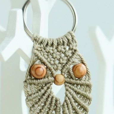 498 likes, 4 comments - macrameschool on June 12, 2015: "Macrame Owl tutorial. #macrame #owl #keychain #keyring #necklace #howto #macrameschool". Macrame Owl Keychain, Macrame Owl Tutorial, Macrame School, Owl Tutorial, Owl Keychain, Macrame Owl, Key Rings, Macrame, On Instagram