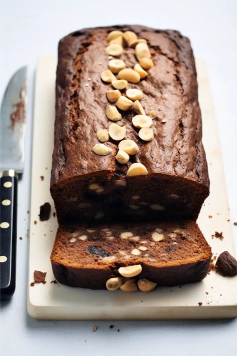 This mouth-watering Banana, Hazelnut, and Chocolate Bread aligns perfectly with your Whole Health Flexi-Plan. It's a nutrient-dense, gluten-free treat full of natural sweetness from bananas, a healthy crunch from hazelnuts, and a delightful hint of chocolate. Perfect for a hearty breakfast, a satisfying snack, or a guilt-free dessert. Hazelnut Bread, Gluten Free Vegetarian Recipes, Hazelnut Chocolate, Dairy Free Diet, Gluten Free Banana, Chocolate Bread, Guilt Free Dessert, Gluten Free Treats, Nutrient Dense Food