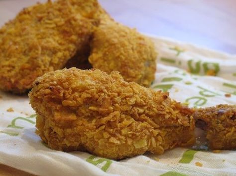 Kentucky Kernel Baked Fried Chicken Recipe : Bake for 60 min flipping chicken over halfway through cooking time. Substitute olive oil (spray pan generously) for butter. Spray olive oil on chicken, as well, after coating it with the seasoned flour. Kentucky Kernel Seasoned Flour Recipe, Seasoned Flour Recipe, Baked Fried Chicken Recipe, Kentucky Chicken, Recipe For Kentucky Fried Chicken, Buttermilk Oven Fried Chicken, Kentucky Food, Oven Fried Chicken Recipes, Baked Fried Chicken