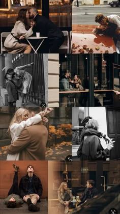 Couple Shoot City, Couple Photoshoot Street, Autumn Photography Couples, Street Couple Photoshoot, Lovestory Street, Couple Street Photography, City Couple Photos, Dark Academia Couple, City Couples Photography