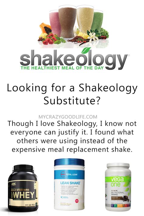 Looking for a Shakeology Substitute? While I love Shakeology, I understand that it's not for everyone. Here are a few options for protein and meal replacement powders that people use instead of Shakeology. Shakeology Substitute, My Crazy Good Life, Meal Replacement Powder, Beachbody 21 Day Fix, 21 Day Fix Diet, 21 Day Diet, 21 Day Fix Meal Plan, 21 Day Fix Extreme, 21 Day Fix Meals