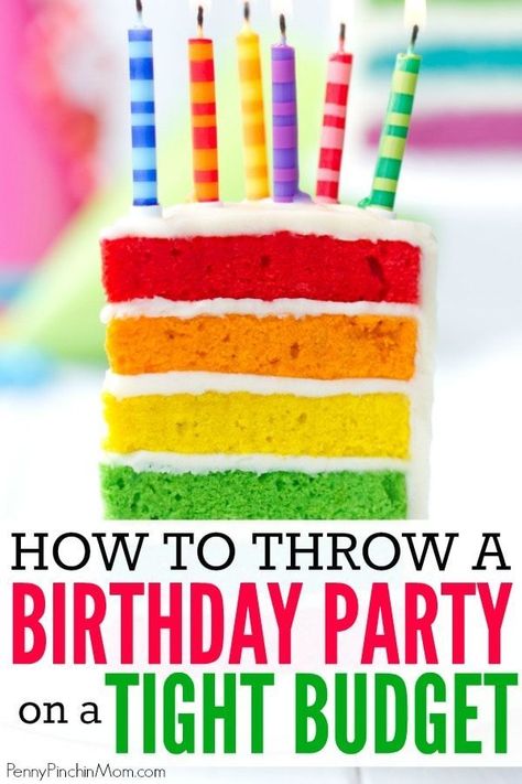 Fun and easy birthday ideas for your child!  These are such smart ways to save money on a kids birthday party -- but that they will still always remember!    #kidsbirthday #birthdayideas #birthday #savemoney #budget #budgeting #kids #parenting #PPM Easy Birthday Ideas, Party Food On A Budget, Budget 101, Budget Birthday Party, Simple Budgeting, Fabulously Frugal, Budget Birthday, Living Frugal, Budget Party