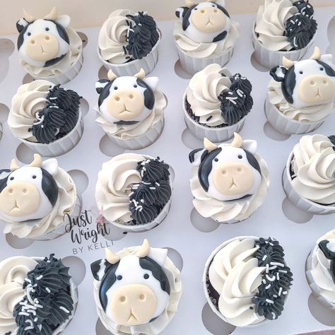 Holy Cow! It's Monday 🐮 The weekends fly by so fast, especially when there's a party going on. How fun are these first birthday cow inspired cupcakes? Such a cute theme, I hope everyone "utterly" enjoyed them. 😉 Ok, ok, I'll MOOOOve on from the cow puns and get back to work! Have a fantastic Monday everyone. . . . #cowtheme #birthdaytreats #firstbirthday #cowcupcakes #fondantcow #renshawfondant #fondant #birthdaycupcakes #boybirthday #girlbirthday #utterlydelicious #mooooo #cowprint... Cow 2nd Birthday Party Boy, Holy Cow Im One Birthday Boy, Holy Cow I’m One, Cow Food, Cow Cupcakes, Cow Puns, Birthday Cow, 1st Birthday Cupcakes, Cupcakes For Boys