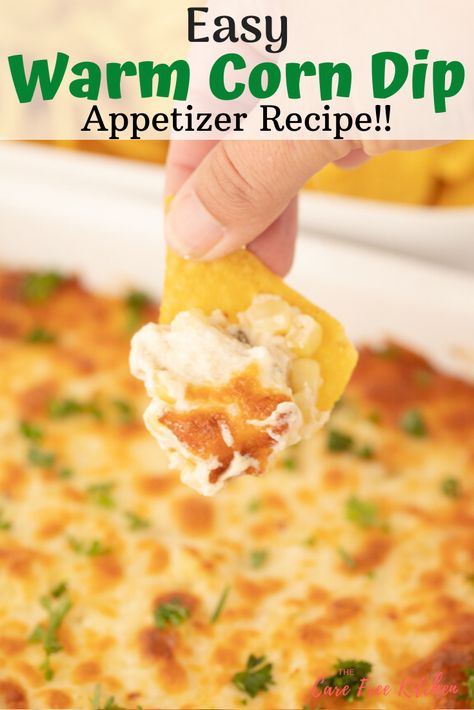 Baked Corn Dip, Corn Cream Cheese Dip, Monterey Jack Cheese Recipes, Fiesta Corn Dip, Cheesy Corn Dip, Corn Dip Recipe, Cheesy Hashbrown, Parmesan Orzo, Hot Corn Dip