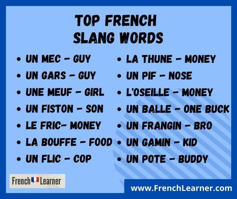 French Notes, French Language Basics, French Slang, Speaking French, Useful French Phrases, French Flashcards, Basic French Words, Speak French, French For Beginners