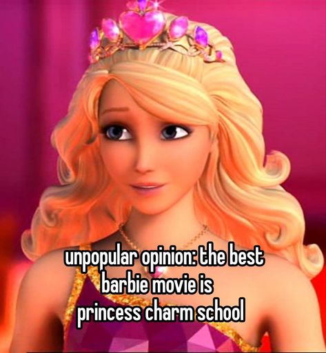 Barbie Whisper, Barbie Pfp, Barbie Movie 2023, Princess Charm School, Barbie Funny, 2010s Nostalgia, Movie 2023, Princess Charming, Childhood Memories 2000