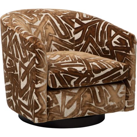 Coltrane Swivel Chair, ACDC Copper – High Fashion Home Pattern Armchair, Greenhouse Bar, Modern Swivel Chair, Modern Club Chair, Patterned Armchair, Recliner Chairs, Swivel Recliner, Glider Chair, Swivel Accent Chair