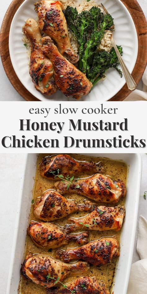 Honey Garlic Drumsticks Crockpot, Drumsticks In Crockpot Easy Recipes, Drum Stick Recipes Crockpot, Chicken Drum Crockpot Recipes, Crockpot Drumsticks Recipes, Slow Cook Chicken Drumsticks, Drumstick Chicken Recipes Slow Cooker, Crock Pot Drumstick Chicken Recipes, Crockpot Drumsticks And Potatoes