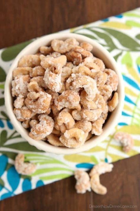 Coconut Cashews, Hazelnut Recipes, Cashew Recipes, Joe Recipe, Trader Joes Recipes, Food Candy, Nut Snacks, Nut Recipes, Mix Recipes