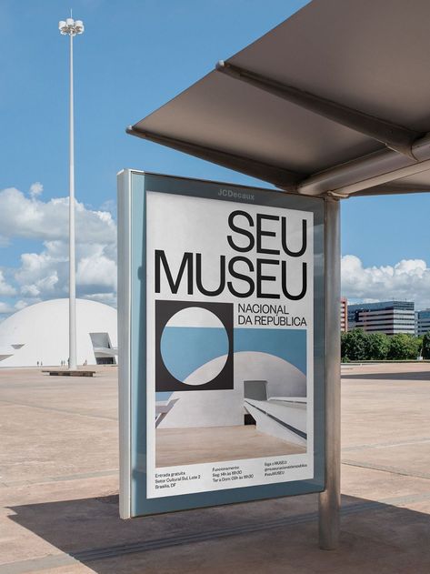 Museu Nacional | PORTO ROCHA Gomez Palacio, Museum Interior, Design Assistant, Study Photography, Plakat Design, Portfolio Site, Graphic Artwork, Bus Stop, Design System